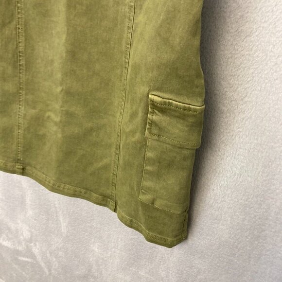 Urban Outfitters Bodycon Cargo Mini Dress Medium Stretch Pocket Army Green NWT - Picture 9 of 12